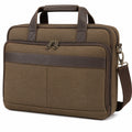 Elegante Laptoptasche Braun mit Schultergurt