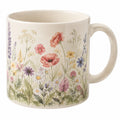 Keramikbecher mit Blumenmuster 350 ml