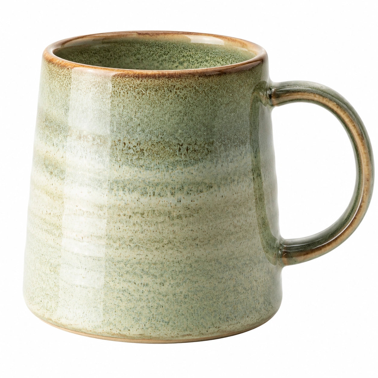 Grüne Keramiktasse 350ml