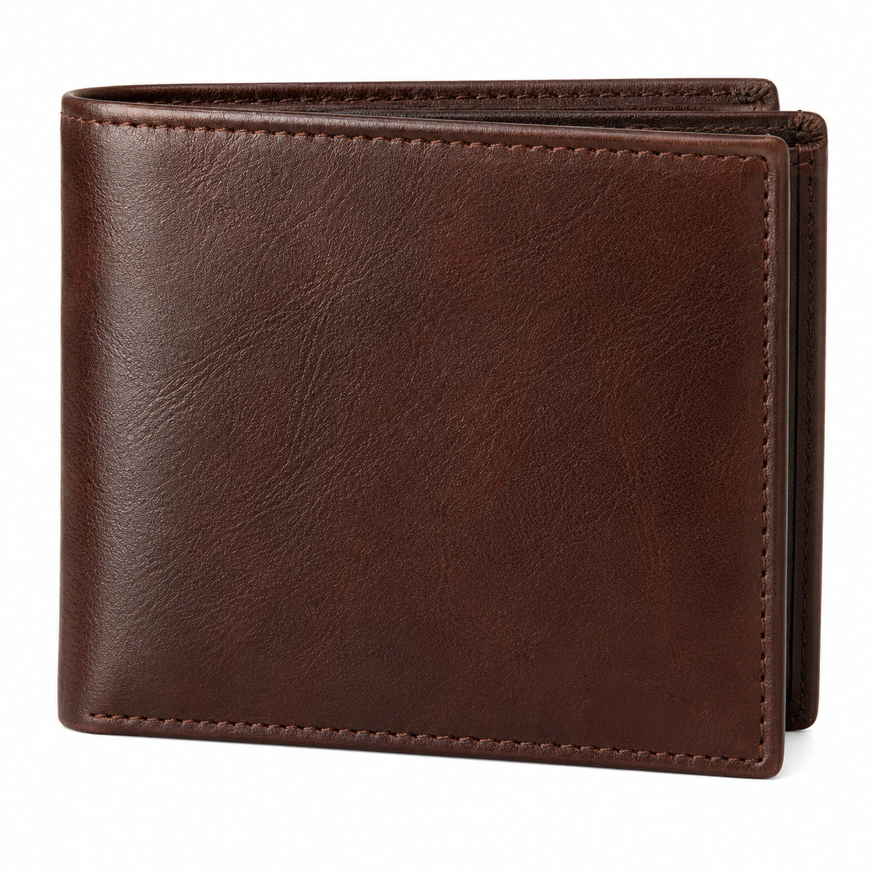 Klassische Herren Geldbörse Braun 11cm x 9cm