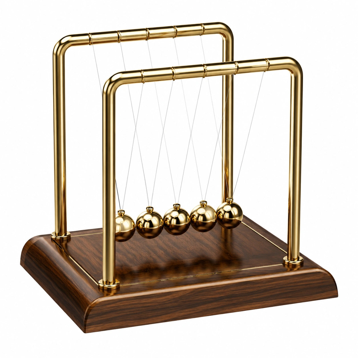 Newton Pendel Schreibtischspielzeug Gold