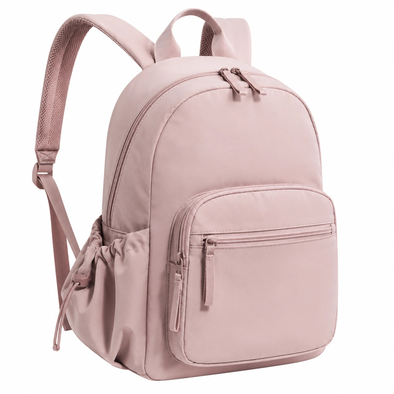 Rosa Tagesrucksack mit ergonomischen Schultergurten