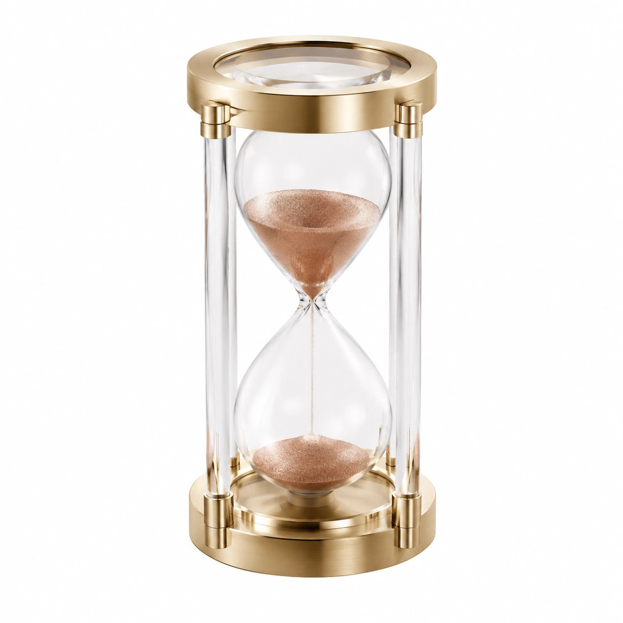 Elegante Sanduhr Gold 30 Minuten Deko
